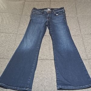 Ariat Women's Blue Flare Jeans Perfect Rise 27s